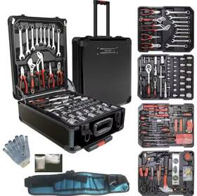 Arcwares 762027806651 799pcs Aluminum Trolley Case Tool Set Silver House Repair Kit Household