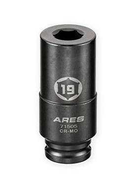 Ares 818765029392 71505-19mm Harmonic Balancer Socket For Honda - Deep Counter-weighted Design