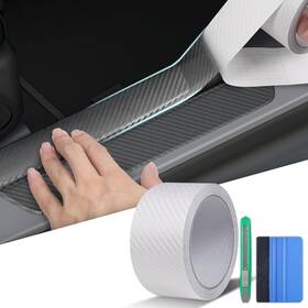 Vt01 Arespark Car Door Edge Protector Clear Carbon Fiber Sill Guard Vinyl Film Wi