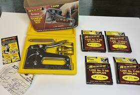 T-50mp Arrow Vintage Multi Purpose Staple Gun Kit In Original Case With Staples New