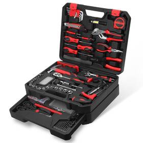 Arucmin 671891643425 427 Piece Home Tool Kit Mechanics Set With Drawer Toolbox Stora