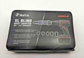 Adr14 Astro Xl Blind Rivit Adapter Kit 745227058211 Pneumatic Rivet - 1/4 Inch Capacity Fast Ship