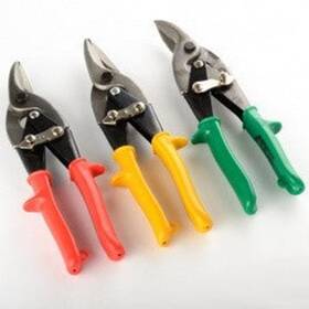 Ate 789611026752 Sheet Metal Hand Steel Cutting Tin Snips Scissors Cutters Snippers Shear Set