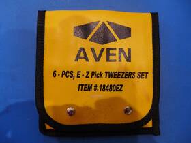 18480ez Aven Tweezers Set 6 Piece Great Shape