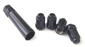 W3807bk Avn Motorsports 4 12x1.5 Replacement Spline Drive Lug Nut And 1 Tool Wheel Lock Key Black 12x