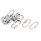 Az59c37232e77a1-us Imported Uxcell Thickness Stainless Steel Quick Links Carabiners 602451029717
