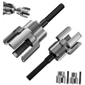 Az371 Azmrv Pvc Pipe Threading Tool Kit Integrated Internal And 1/2 Inch 3/4 Silver