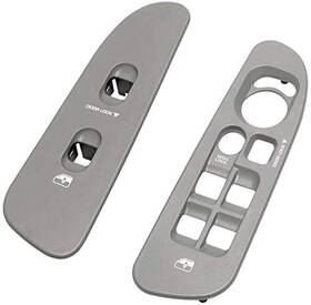 Hj108 Basiker Driver And Passenger Grey Door Window Switch Panel Bezel Compatible W