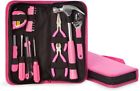 Bb411 Piece Tool Set In Pink Ladies Womens Home Car Office
