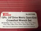 Bcf55m Tools Piece Drive Metric Open End Crowsfoot Wrench Set New