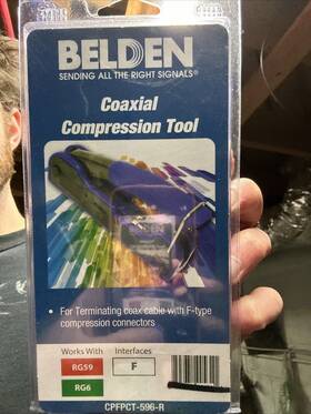 Cpfpct596 Belden Bleden Coaxial Compression Tool