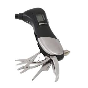 Bey Berk 797140504016 Multi-tool Digital Tire Gauge Black
