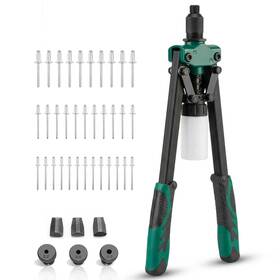 Ek6015 Billion Gold Heavy Duty Double Handle Rivet Gun Professional Riveting Tool For Metal Work