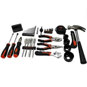 Black Decker 427278642092 B&d 66 Piece Hand Tools Accessories Diy Repairs - Black/orange