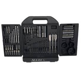 71-968 Black Decker And Home Tool Kit Drill Bits Screw Driver Set Plus More