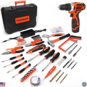 B0bl736gt3 Black & Decker 16.8v Cordless Drill Combo Kit 153-piece Tool Set With Lithium Battery Diy