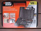 Black Decker Home Project Kit 120 Piece Brand New In Box 028877502359