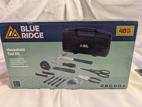085-06-0770 Blue Ridge Used. Tools 40 Piece Household Tool Kit With Storage Case