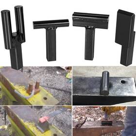 Bonbo 641197098120 Blacksmith Anvil Hardy Tool Set 1inch Creasing Stakebottom Fullerhot C