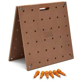 Bora 445004539522 610 Mm X 1 220 Mdf Centipede Workbench Top For Sawhorse With 20 Dog Holes