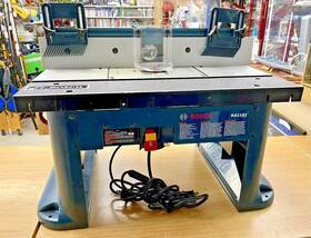 1617evs Bosch 2.25 Hp Electronic Fixed-base Router And Ra1181 Benchtop