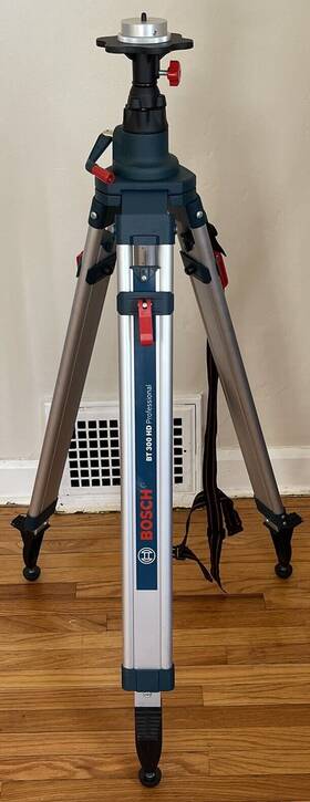 3601k91410 Bosch Bt300 Hd Aluminum Heavy Duty Elevator Quick Clamp Tripod
