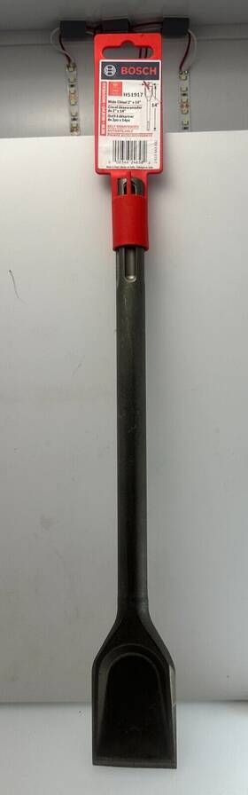 Hs1917 Bosch 2 Inch X 14 Scaling Wide Chisel Gray Straight Sds-max Hammer Steel