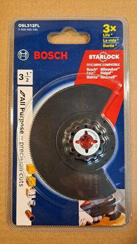 Osl312fl Bosch Starlock 3-1/2 Oscillating All Purpose Saw Blade