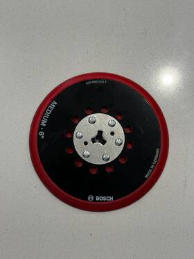 Rsm6045 Bosch 6 Inch Medium Hook-and-loop Multi-hole Sanding Pad