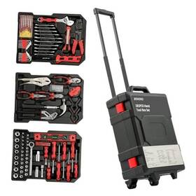 Gj2408002 Bovono 191 Pcs Tool Sets For Men Home Kit With Rolling Plastic Trolley Case