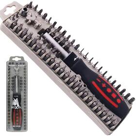 5575572 Boxer Boxertools 62 Piece Ratcheting Screwdriver Kit - Tamper Proof Security Bits