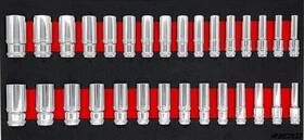 Boxo Tools 711299770456 31-piece 1/2 Inch Drive 6-point Metric And Sae Master Chrome Socket Set
