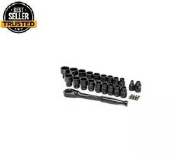 Branded 313046884863 Crescent 25 Pc. 3/8 Inch Drive Pass-thru X6 Standard Spline Mechanics Tool Set