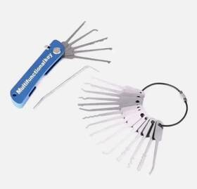 738398 Branded 21pcs Stainless Steel Portable Key Practice Set Professional Door Open