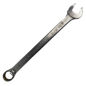11193054 Bridgeport Combo Wrench 11/16 Inch X 3/4 10.5 Usa Heavy Rust