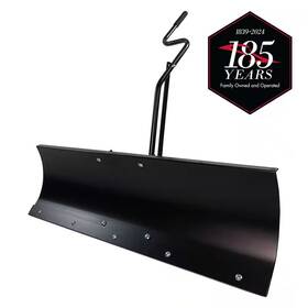 Brinly-hardy 313027125121 42 Inch X 12 Front Mount Snow Plow For Ryobi Electric Riding Mower