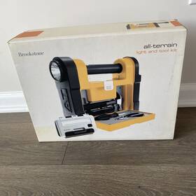 Brookstone 400004891794 All-terrain Light And Tool Kit - Nib Flashlight Hammer Pliers