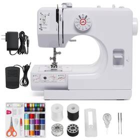 Bs-sm725-w Bshapplus Mini Electric Sewing Machine For Beginners Portable Kids