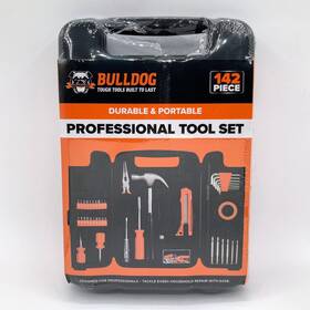 Bd-142-o Bulldog Professional Household Tool Set 142 Pc Model Durable Portable