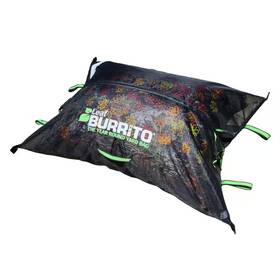 Burrito Brands 705353641190 5 Ft. Leaf Year-round Yard Bag Black Mesh With Handles And Zippers Ope