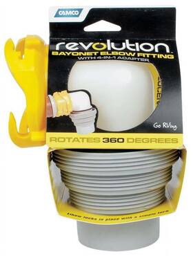 39471 Camco Revolution Swivel Bayonet Elbow And 4 In 1 Adapter Usa