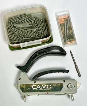 0345001 Camo Marksman Pro Hidden Edge Deck Board Fastening Tool System With Screws And Bits