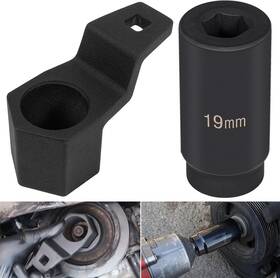 Camoo 313030982902 For Honda 19 Mm Harmonic Balancer Socket And 50mm Crankshaft Crank Pulley Wrench H