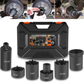 Ce1-41660d Camoo 41660d Spindle Nut Socket Set 6 Pcs 4wd Axle Hub Sockets Remover
