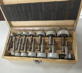 No.yb16 Carb-tech Forstner Bit Set High Carbon Steel Code Wood Case