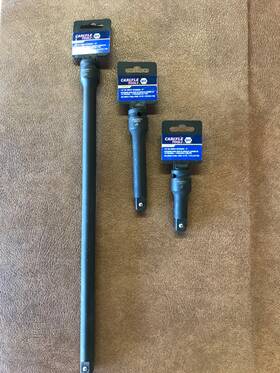 Carlyle 61-5803 61-5805 61-5815 Socket Extension Lot Of 3 - 61-5803 Inch 61-5805 5 61-6815 15