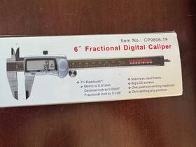 Cp9806-tf Carrera Precision 6 Inch Fractional Digital Caliper Stainless Steel
