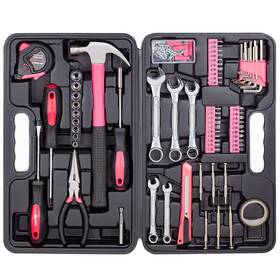Cartman 943536312046 148piece Tool Set General Household Hand Kit With Plastic Toolbo