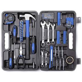 Cartman 943536312978 Tool Set General Household Hand Tools Toolbox Storage Case Blue 148 Pcs