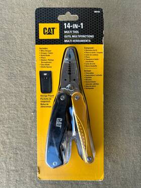 980045s Cat 14 In 1 Multi Tool With Storage Pouch